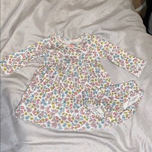 Floral dress & diaper cover